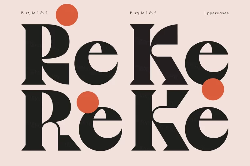 高质量独特品牌设计海报杂志排版英文字体 VJ Type - Cako-墨鱼时间