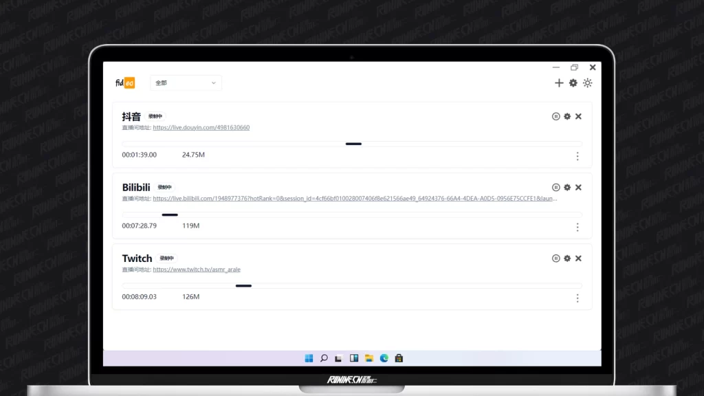 图片[1]-[Win/Mac] 全网直播间录制工具 Fideo v1.1.0 直播视频搬运神器-墨鱼时间