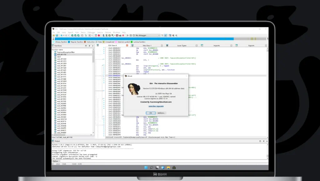 图片[1]-反汇编逆向神器 IDA Pro v9.3.251224 破解版-墨鱼时间